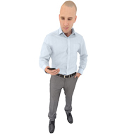 Man checking text HD